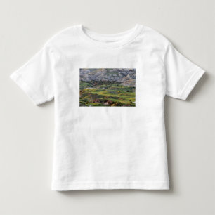 Camiseta Infantil Terras ruins coloridas do Buck Hill overlook em