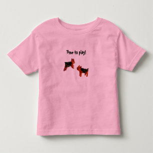 Camiseta Infantil Terrier Cute Dog Art
