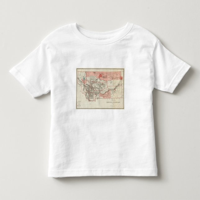 Camiseta Infantil Território de Montana (Frente)