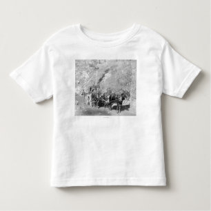 Camiseta Infantil Tesoureiro e guardas dos E.U. na estrada da palha