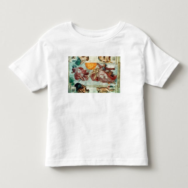 Camiseta Infantil Teto 3 da capela de Sistine (Frente)