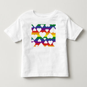Camiseta Infantil Teto Arco-Íris Branco