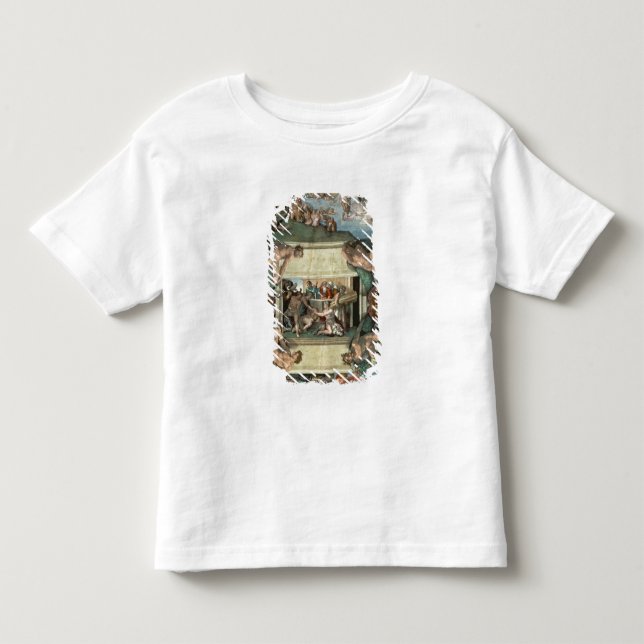 Camiseta Infantil Teto da capela de Sistine (Frente)