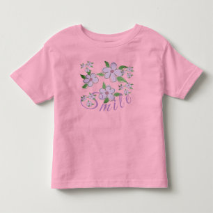 Camiseta Infantil Teto de Criança do Sorriso bonito