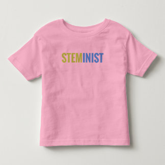 Camiseta Infantil Teto de Dedo das Raparigas do STEMinist