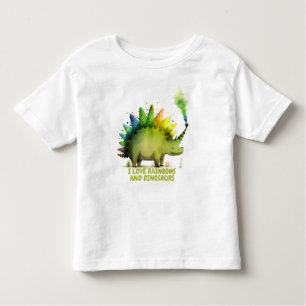 Camiseta Infantil Teto de dinossauro Personalizado por Aquarela