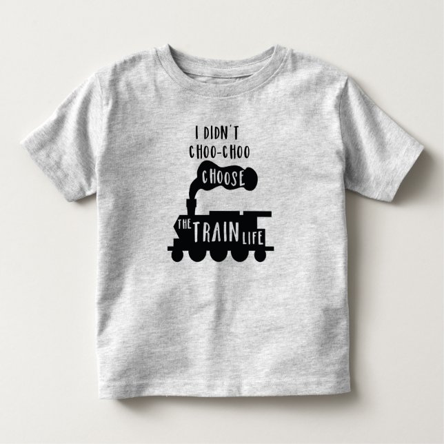 Camiseta Infantil Teto do trem para Toddlers (Frente)