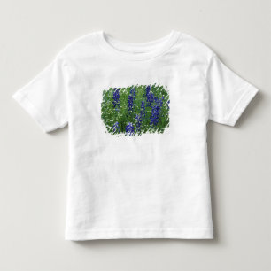 Camiseta Infantil Texas, Lago Buchanan. Texas Bluebonnet e Selvagem