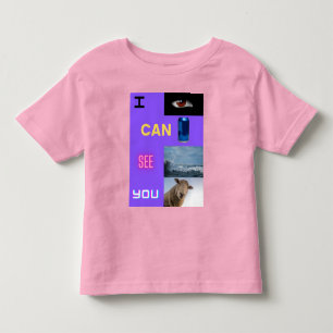 Camiseta Infantil Texto de imagem de aniversário engraçado e fofo