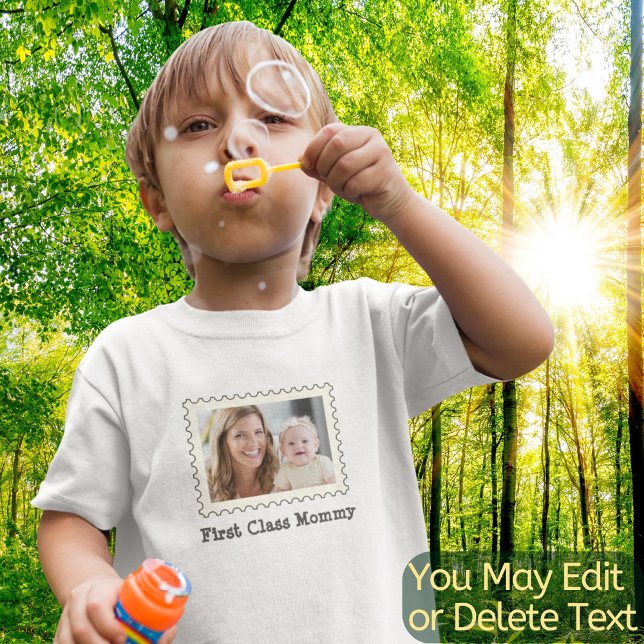 Camiseta Infantil Texto Personalizado De Fotografia Da Melhor Mãe De (Criador carregado)