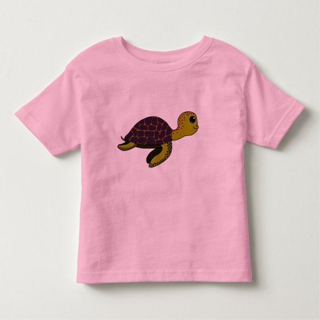 Camiseta Infantil Thalasse a tartaruga (Frente)