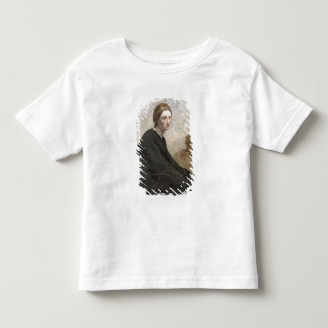 Camiseta Infantil The brooding girl, c.1857 (Frente)