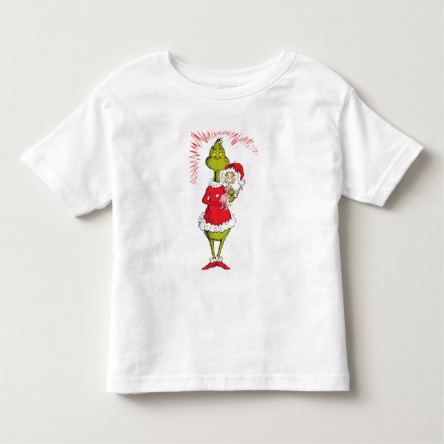 Camiseta Infantil The Grinch Holds Cindy Lou Who (Frente)