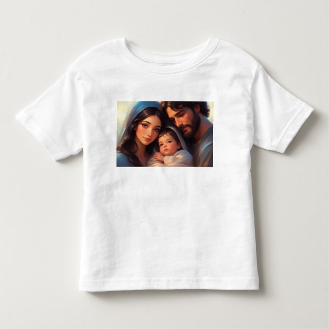 Camiseta Infantil The Holy Family Toddler Tee Shirt (Frente)