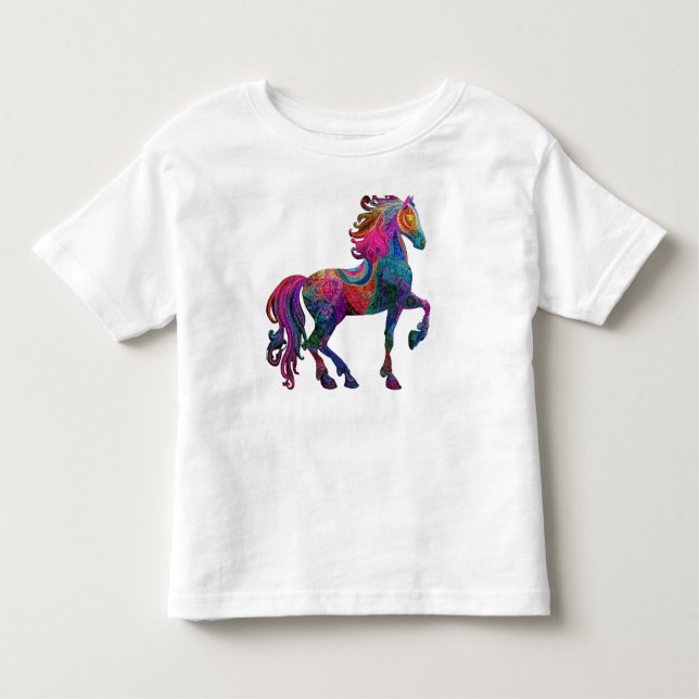 Camiseta Infantil The Quilted Horse (Frente)