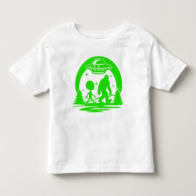 Camiseta Infantil The UFO Conspiracy is Real (Frente)