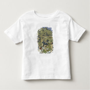 Camiseta Infantil Theodore Roosevelt que toma o santo Juan