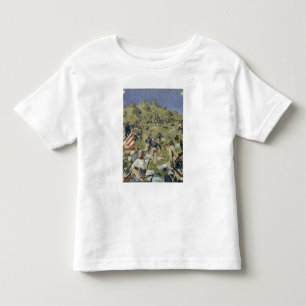 Camiseta Infantil Theodore Roosevelt que toma o santo Juan