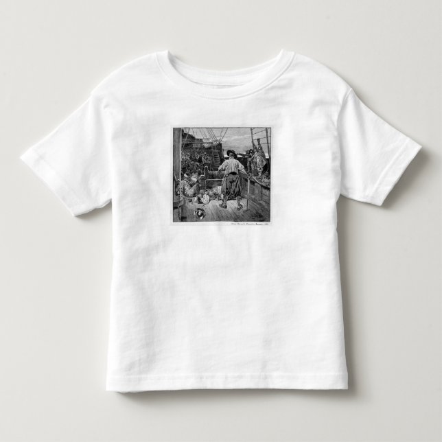 Camiseta Infantil Thomas Moon começou a falar sobre ele com seu (Frente)