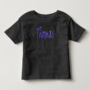 Camiseta Infantil Thomas, Nome, Logotipo,