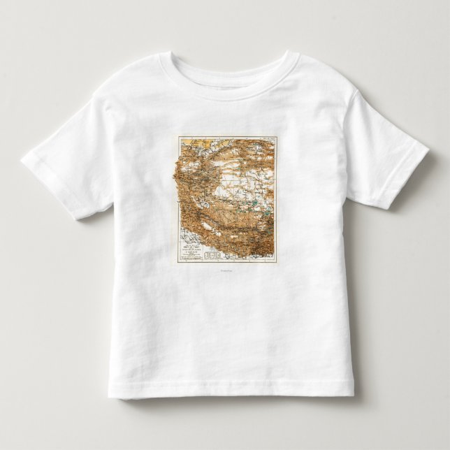 Camiseta Infantil TibetPanoramic MapTibet (Frente)