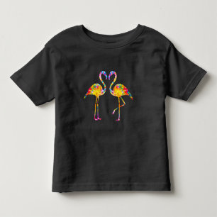CAMISETA INFANTIL TIE DYE FLAMINGO