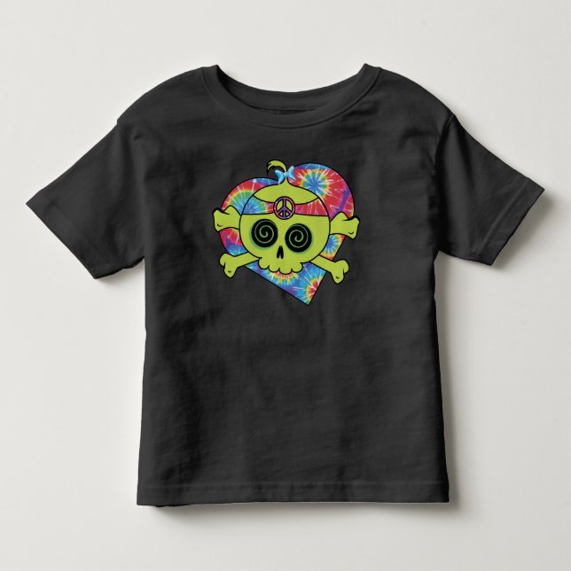 Camiseta Infantil Tie Dye Skull (Frente)