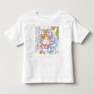Camiseta Infantil Tigre branco