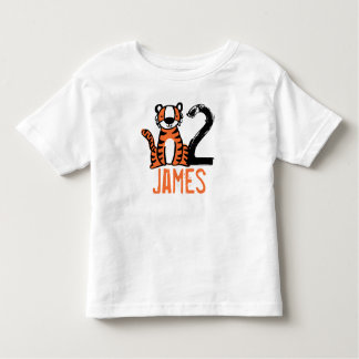 Camiseta Infantil Tigre de Cute Personalizado