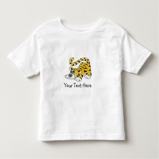 Camiseta Infantil Tigre pintado à mão para miúdos - PERSONALIZE