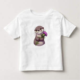 Camiseta Infantil Tijolo de Aquarela