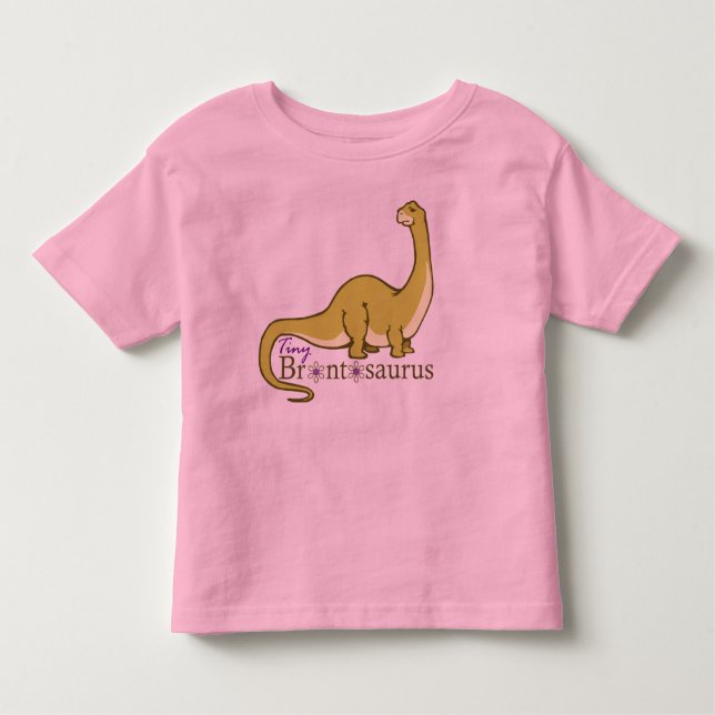 Camiseta Infantil Tiny Brontosaurus (Frente)