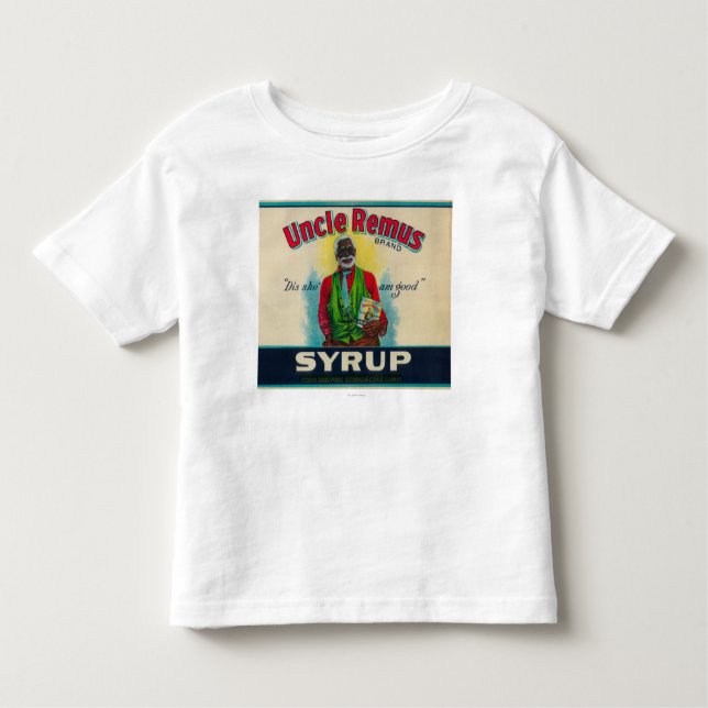 Camiseta Infantil Tio Remus Xarope LabelCairo, GA (Frente)