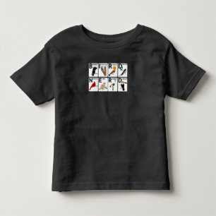 Camiseta Infantil Tipo de pássaros