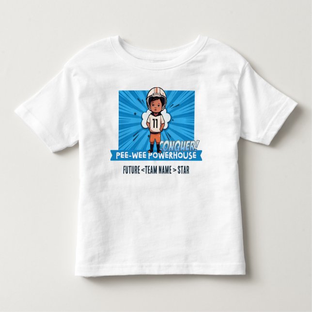 Camiseta Infantil Titã Pequeno nº 24 da [Team Name] personalizável (Frente)