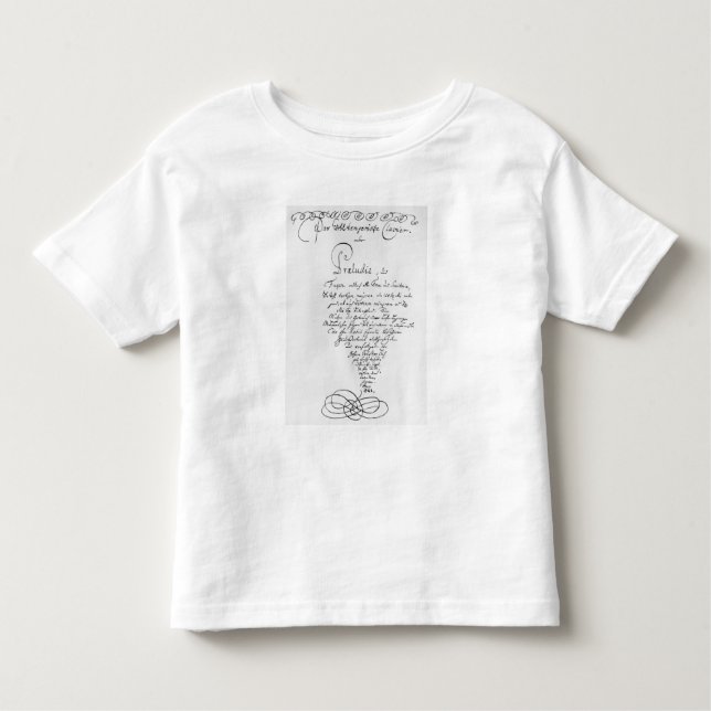 Camiseta Infantil Titlepage escrito à mão do poço moderado (Frente)