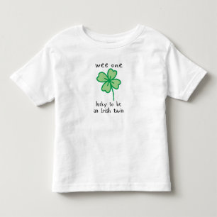 Camiseta Infantil Tivemos sorte de ser uma camiseta-criança gêmea ir