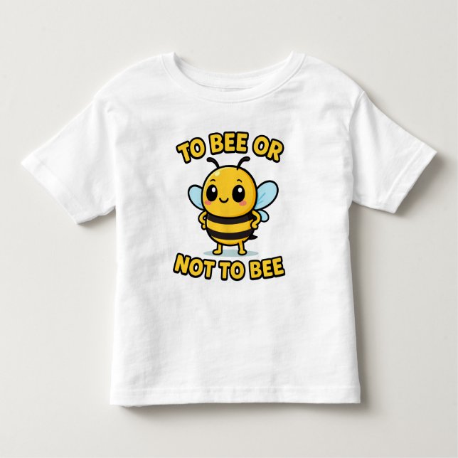 Camiseta Infantil To bee or not to bee (Frente)