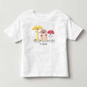 Camiseta Infantil Toadstool de cogumelo-do-kawaii
