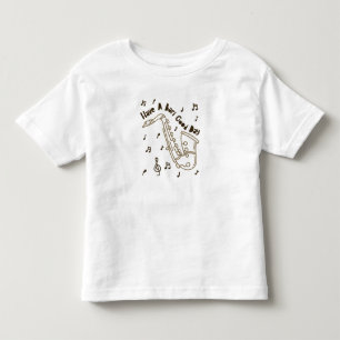 Camiseta Infantil Toca Barítono Tenha Um Ótimo Dia Gag