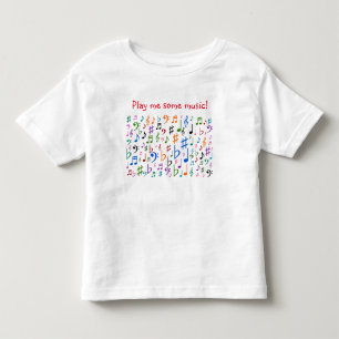 Camiseta Infantil Toca-me música!