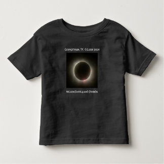 Camiseta Infantil Toddler Black SQ Georgetown Total Eclipse T-ShirtR