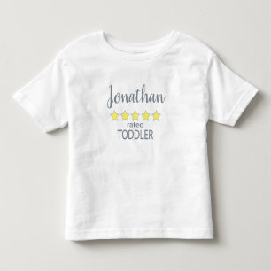 Camiseta Infantil Toddler classificado com 5 estrelas