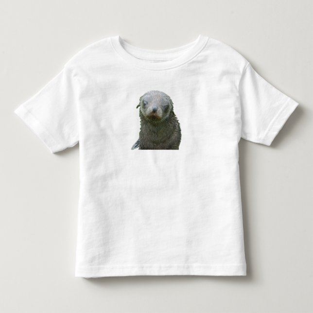 Camiseta Infantil Toddler de Foca Fofa (Frente)