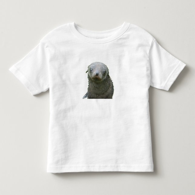 Camiseta Infantil Toddler de Foca Fofa (Frente)