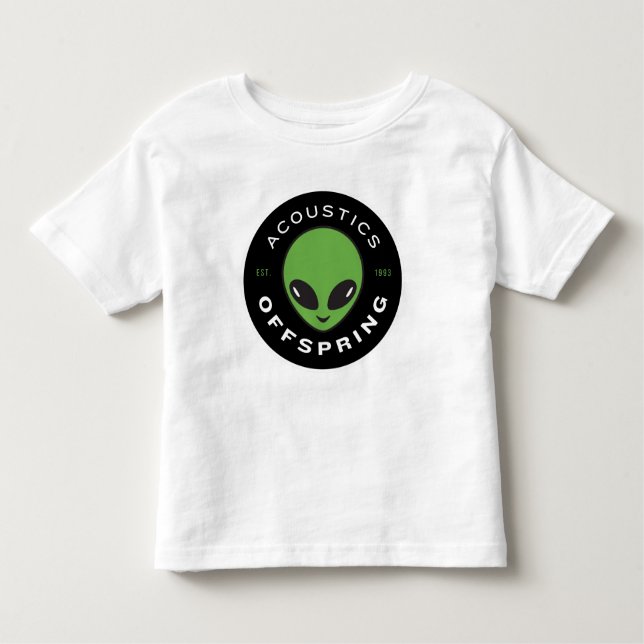 Camiseta Infantil TODDLER - Descendência Acústica + Desligá-lo para  (Frente)