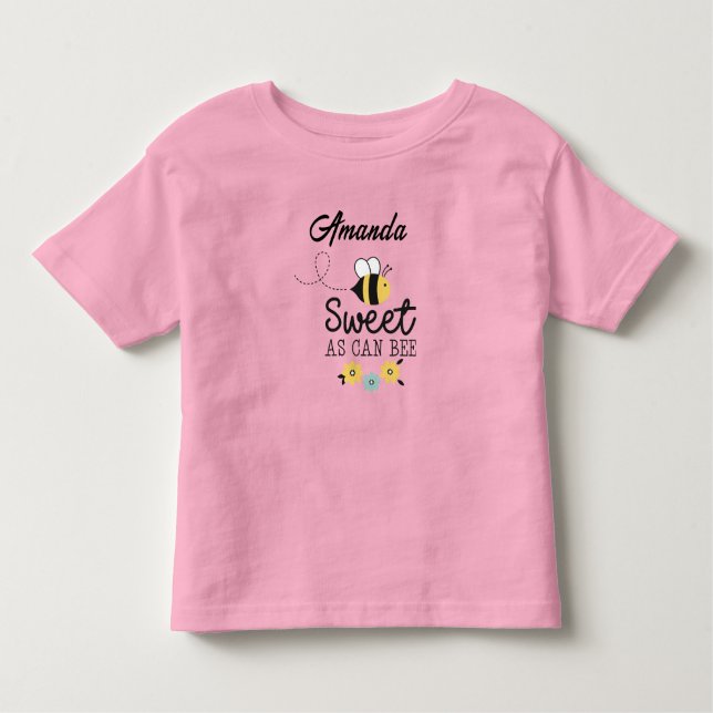 Camiseta Infantil Toddler Doce Personalizável Como Pode Ser T-Shirt (Frente)