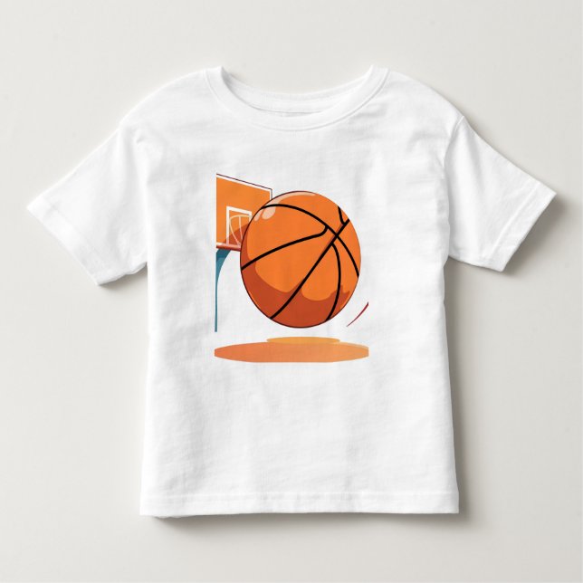 Camiseta Infantil Toddler Fine Jersey T-Shirt - Grande Basquete (Frente)
