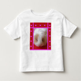 Camiseta Infantil Toddler Guiné Pig Hearts T Shirt