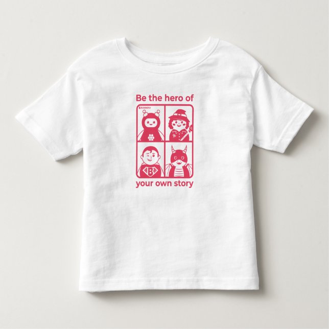 Camiseta Infantil Toddler Hero T-Shirt (Frente)